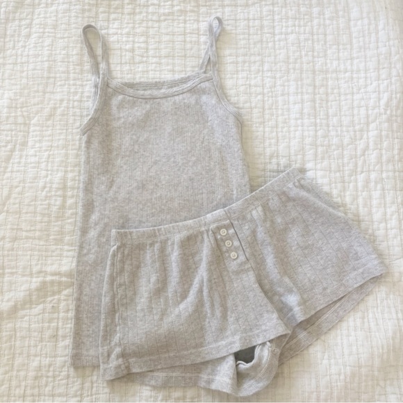 Brandy Melville Other - Brandy Melville grey sleep set